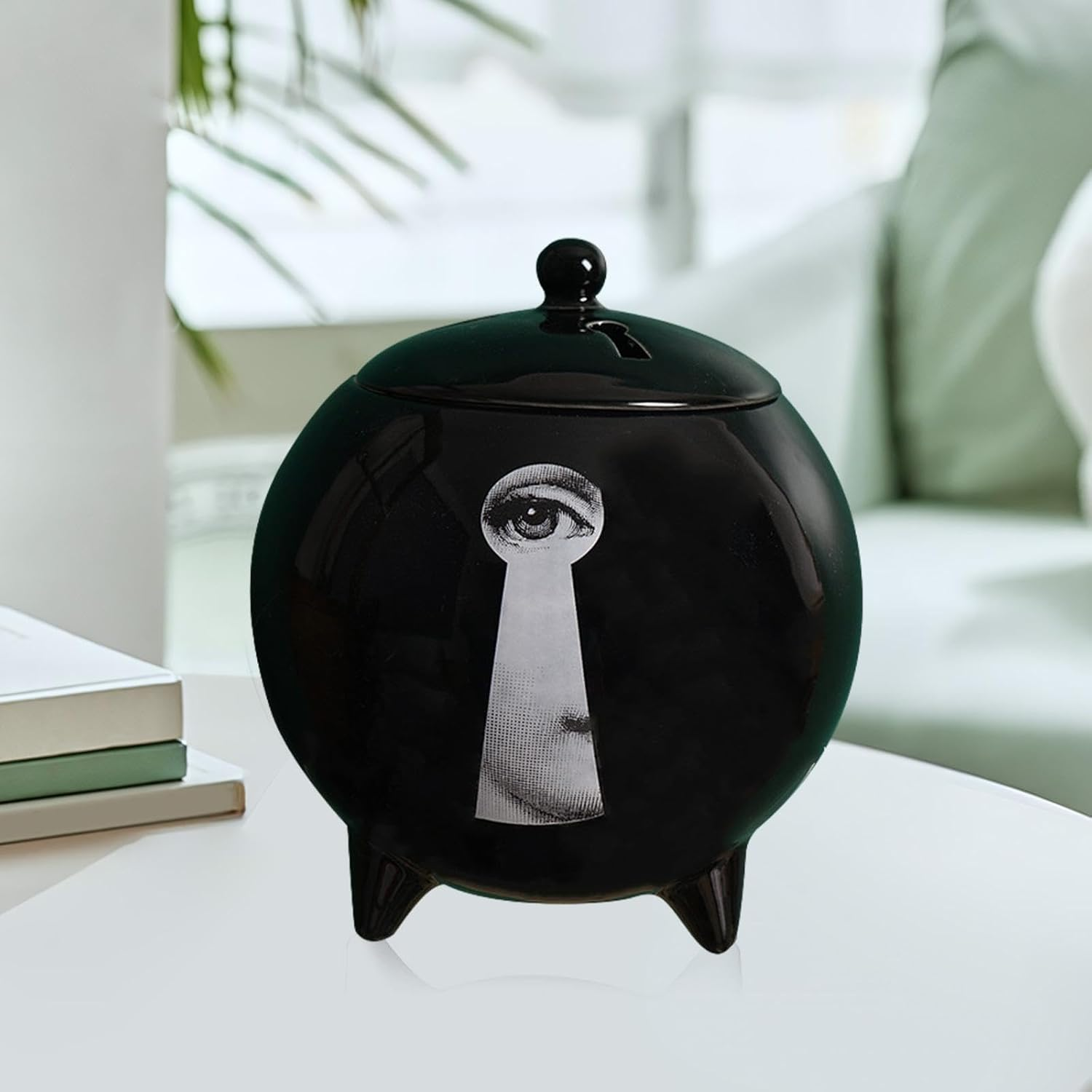 Aroma Essential Oil Ceramic Ornament, Candle Holder, Aesthetic Room Decor, Unique Aroma Diffuser,Home Decor for Living Room, Style I image number 5