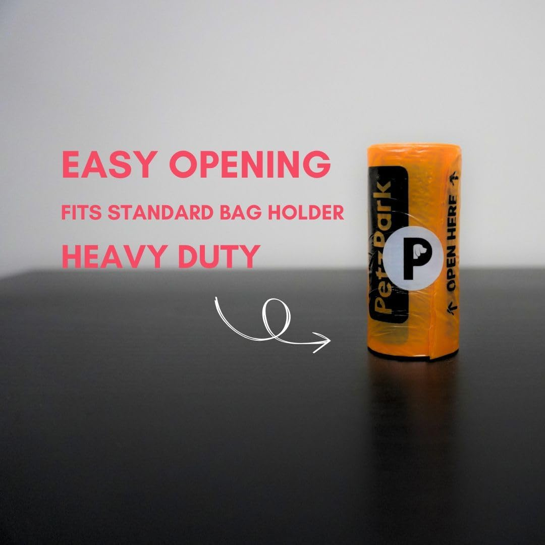 Dog Poop Bags Biodegradable, Unscented, Heavy-Duty, Leak-Proof Pet Waste Bags, Strong Thick Dog Poo Bags, Dog Bags for Poop, Dog Poop Bag Refill Rolls - 60 Bags (4 Rolls) image number 4