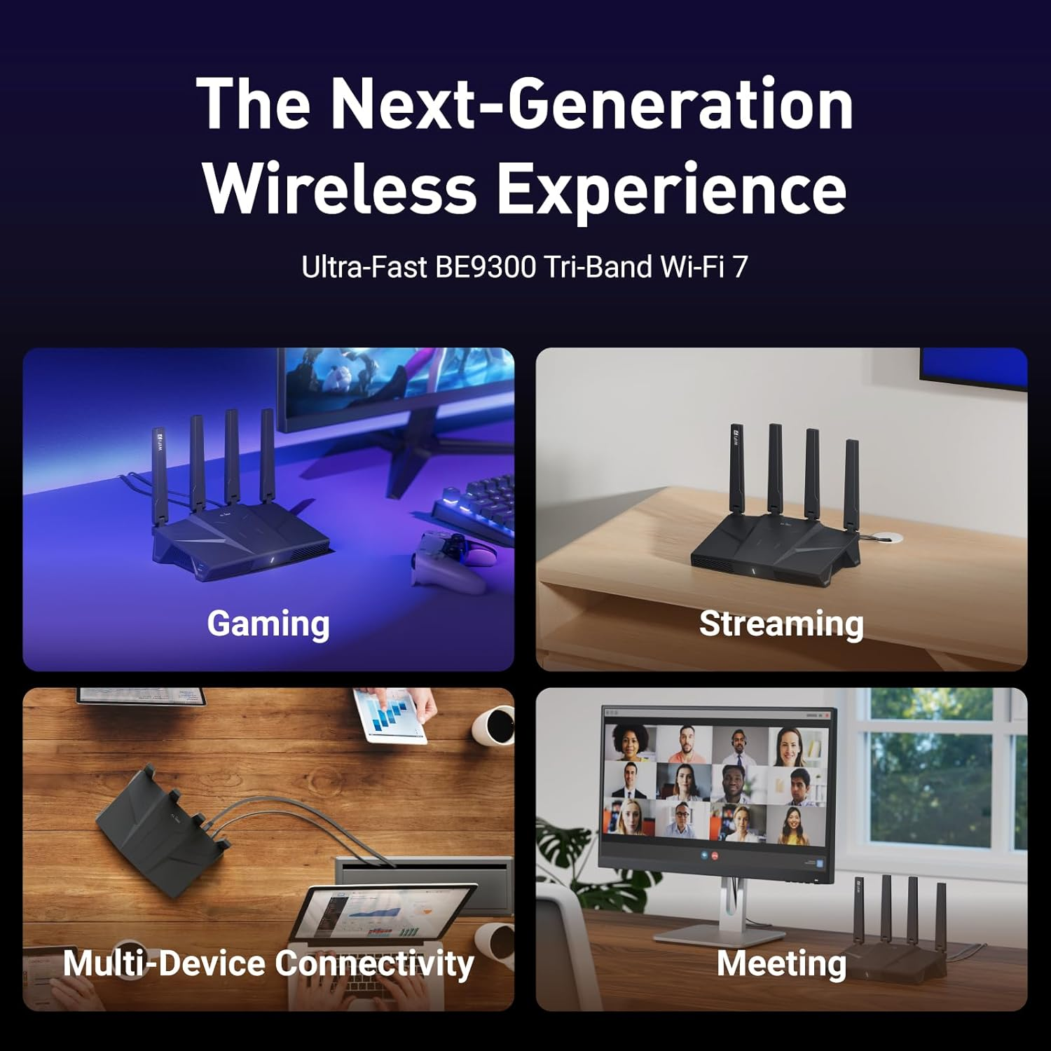 Gl.Inet Gl-Be9300(Flint 3) Tri-Band Wifi 7 Router, High-Speed Gaming Router, Extensive Coverage, 5 X 2.5G Multi-Gig Ports, Mass Device Connectivity, MLO Technology, Rapid Openvpn & Wireguard