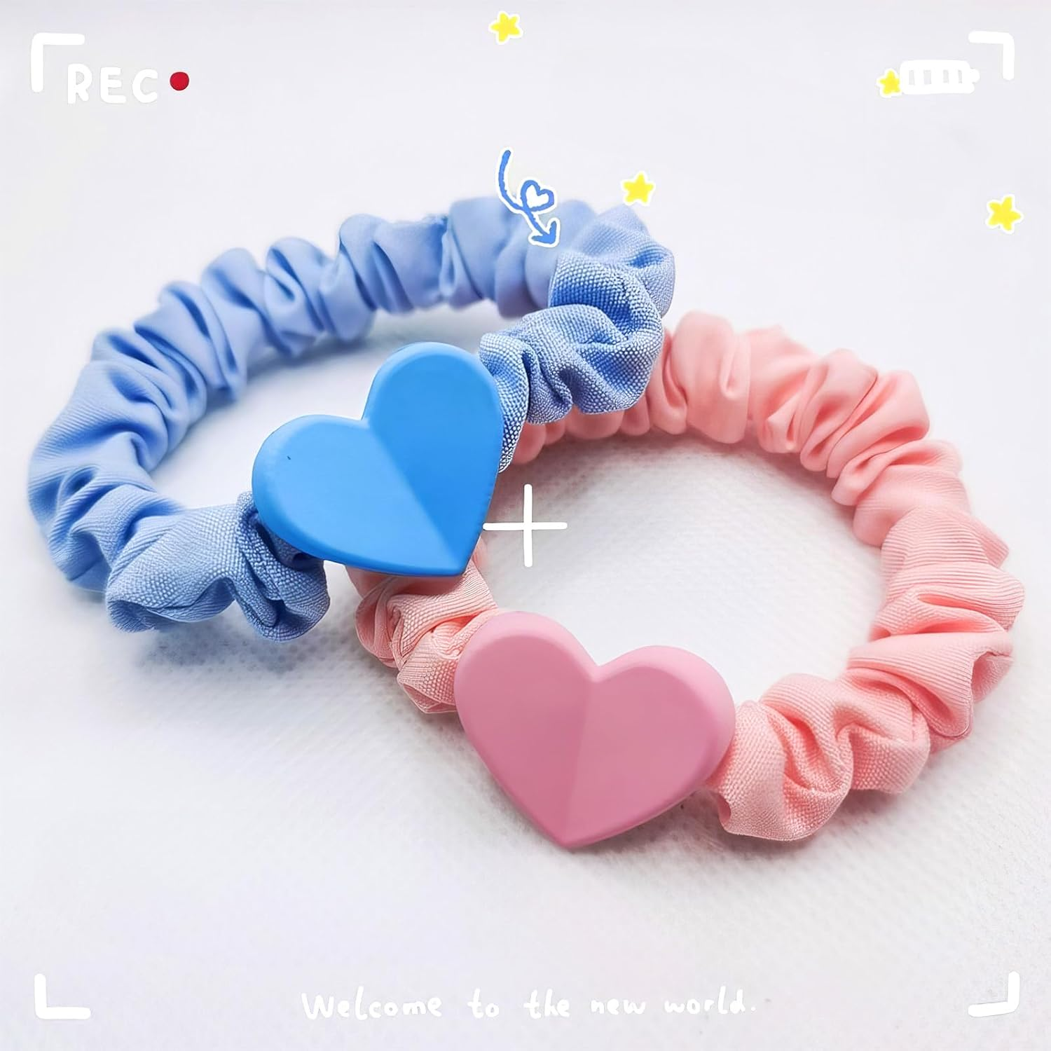 RTRTGS Pack of 8 Hair Bobbles Silk Scrunchies Satin for Women Hair Scrunchies Soft Elastic Silk Large for Women Girls image number 4