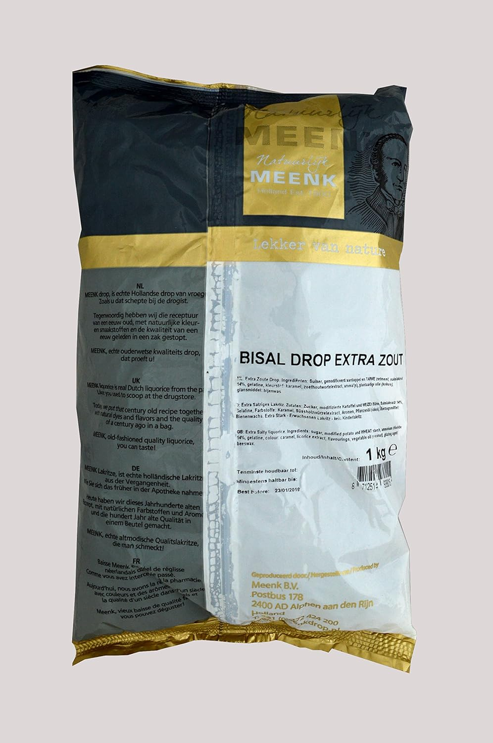 Van Vliet Dutch Liquorice Triple Salt 1 Kg image number 3