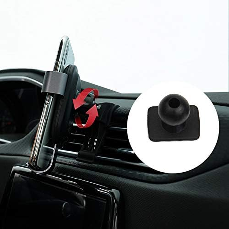 Itrims for Jaguar XE X760 2015-2019 Car Accessories Car Air Vent Mount Stand Car Dashboard Mount Cell Phone Holder Car Adjustable Smart Phone Holder Cradle (Black) - Red image number 4