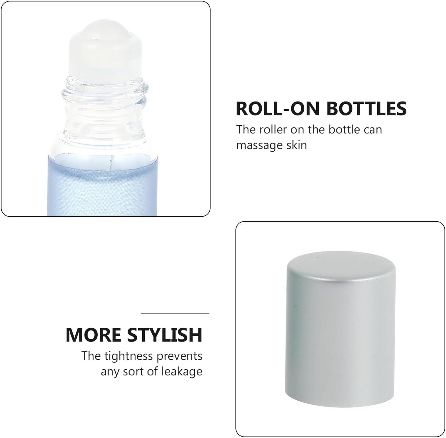 TEHAUX Roll-On Perfume Body Fragrance 2Pcs, Fresh White Tea Scent, Deodorant for Women and Men, Suitable for Daily Use and Travel image number 4