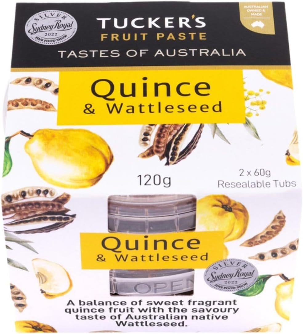 Tucker'S Natural Tastes of Australia Quince and Wattleseed Fruit Paste 120 G image number 1