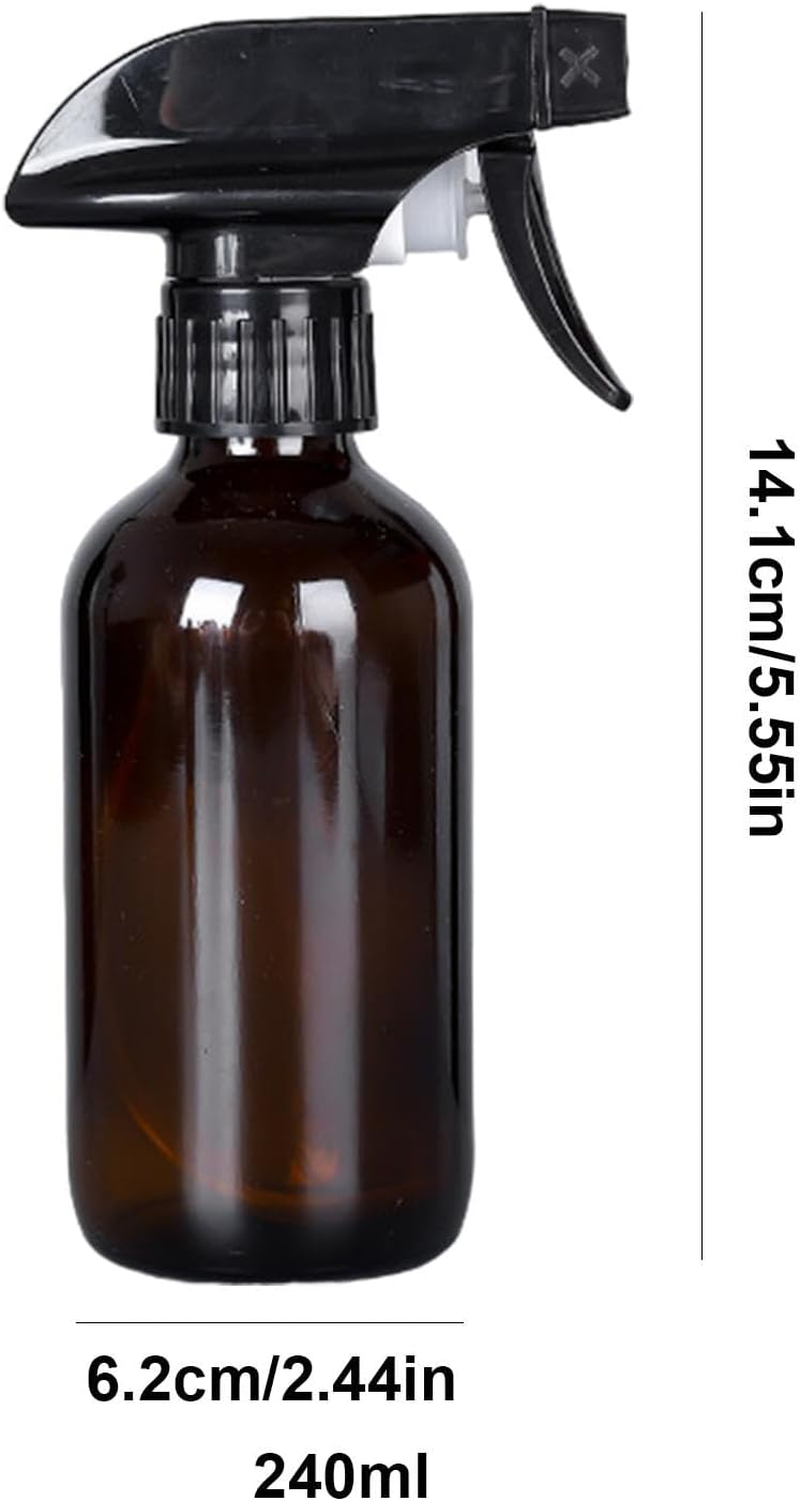 Shurzzesj Refillable Hair Spray Bottle, Fine Mist Spray Bottles - 2 X 240Ml Continuous Hair Fine Mist Spray Bottles,Mister for Cleaning