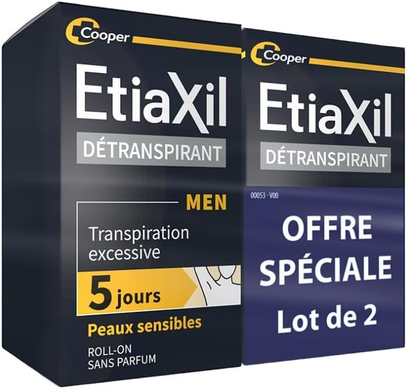 Antiperspirant Men Sensitive Skin Roll-On 2 X 15 Ml