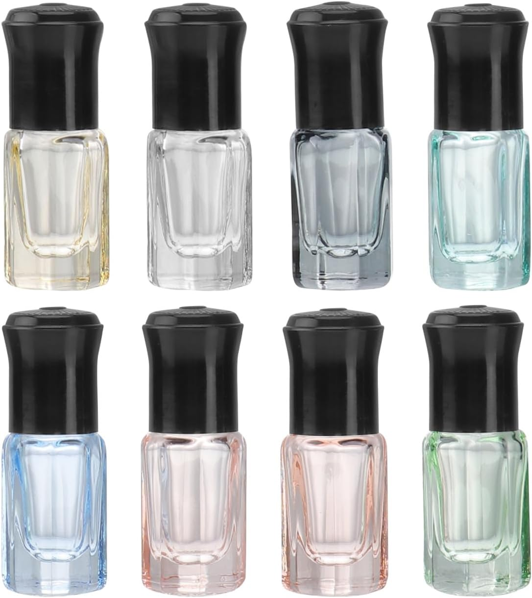 SOESFOUFU Multipurpose Liquid Roller Bottles 8 Pack 3Ml Travel Sub Bottles Portable Refillable Containers for Essential Oil Perfume Dispenser image number 6