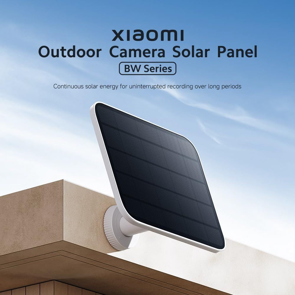 Xiaomi Solar Panel for Outdoor Camera BW300 and BW500. 5W High Power Load, USB-C Waterproof Connector, IP66 Dust and Water-Resistance image number 6