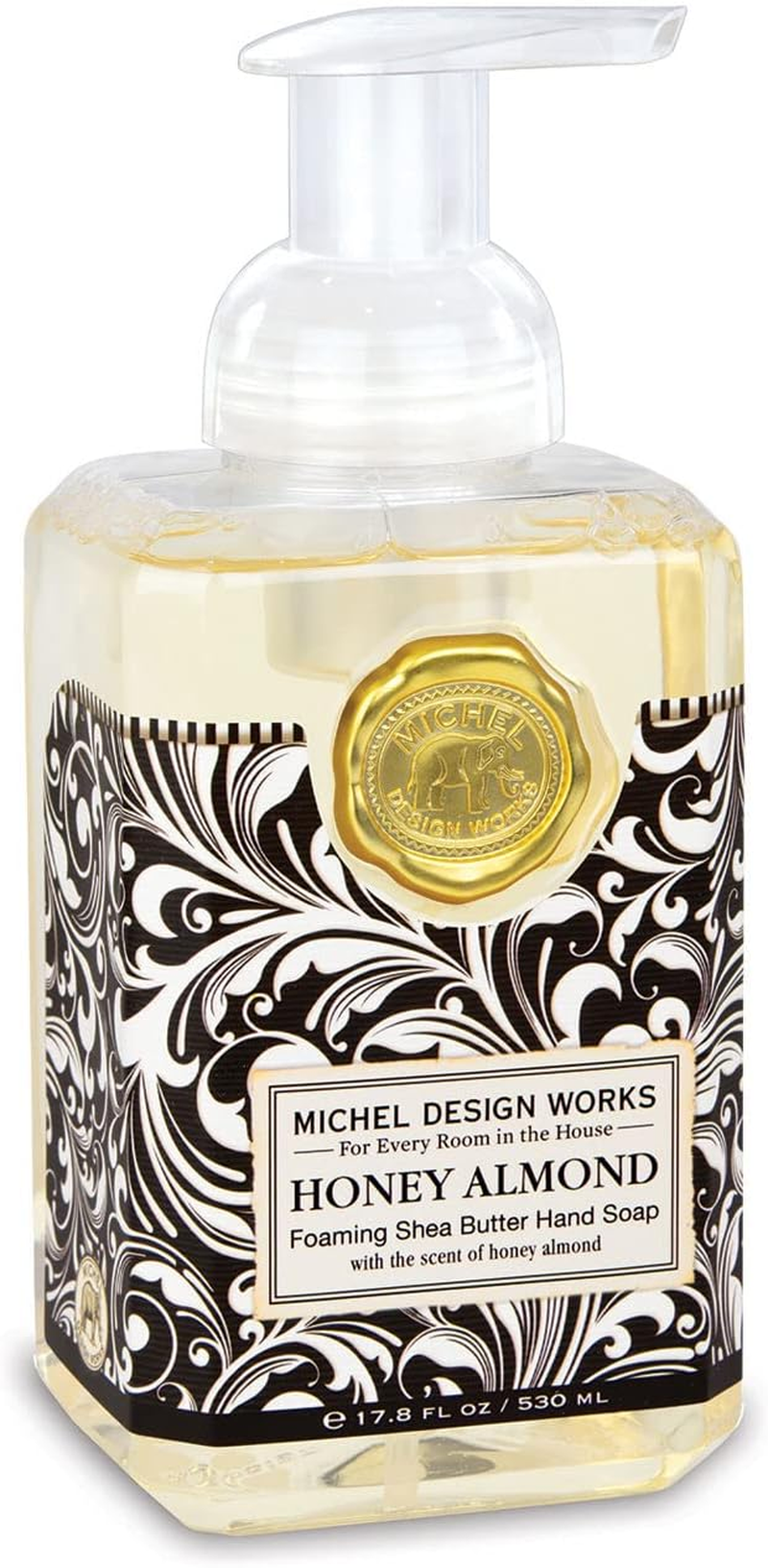Michel Design Works Foaming Hand Soap, 17.8-Ounce, Honey Almond image number 2