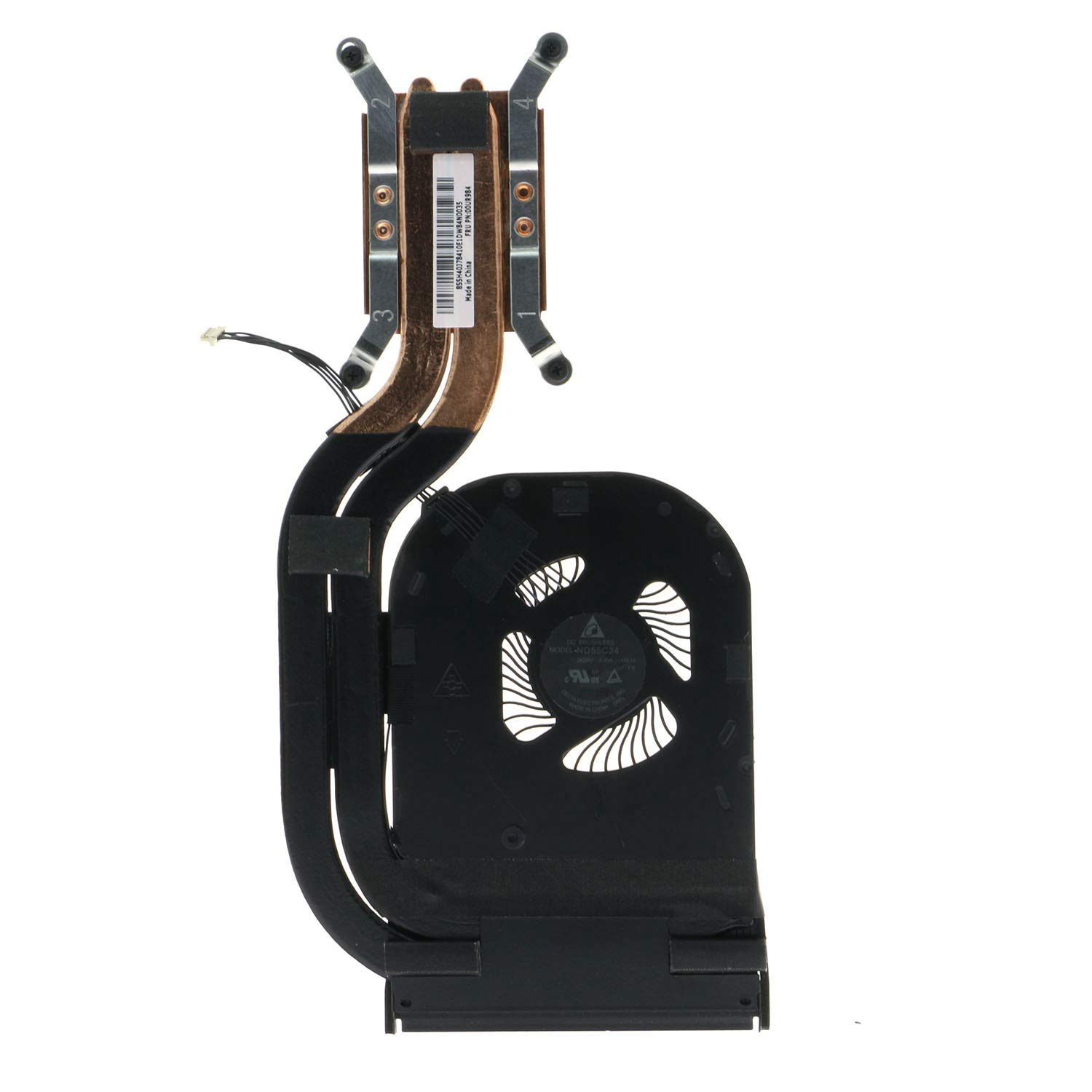 CPU Cooling Fan W/Heatsink for Lenovo Thinkpad X1 Carbon 5Th Gen 00UR984 image number 3