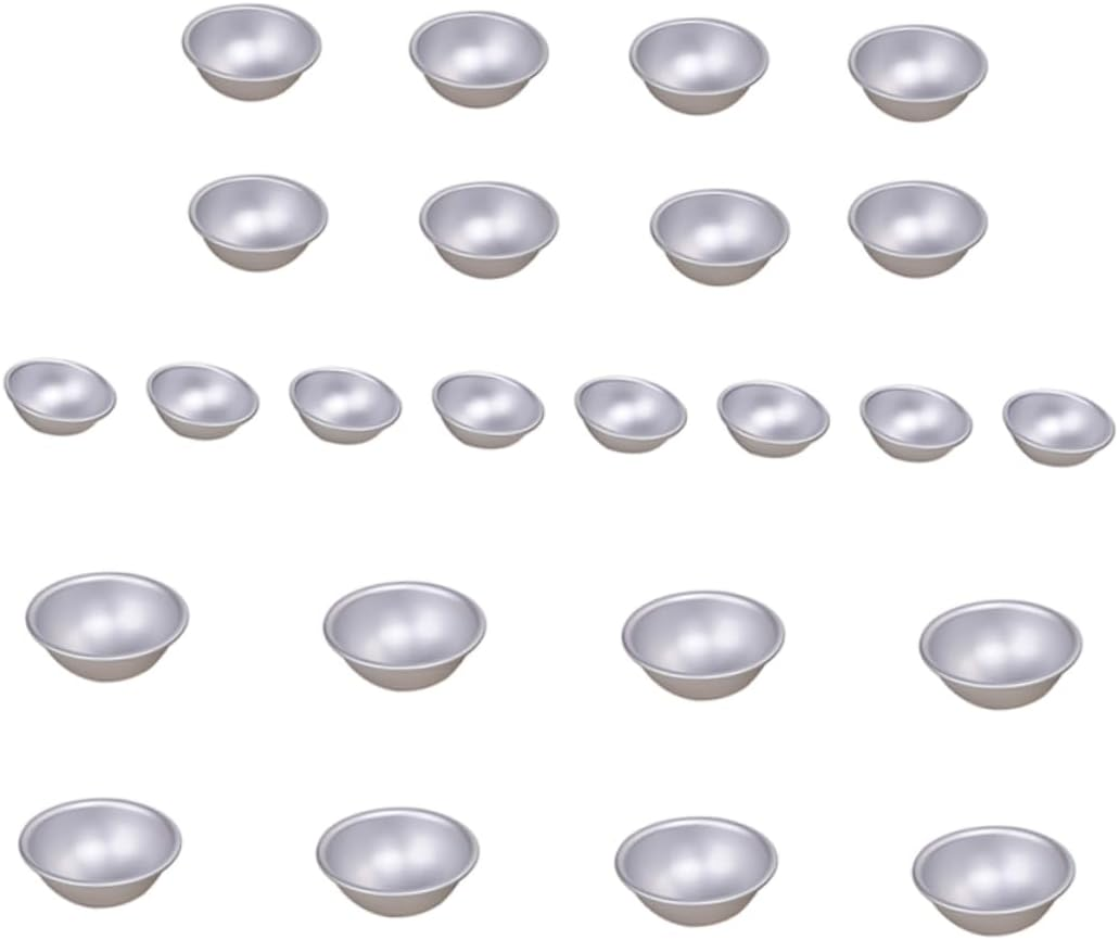 24Pcs Bath Bomb Mold Bath Salt Mold 3D Hemispherical Semicircular Cake Mould Diy Crafting Kit Soap Making in Australia image number 5