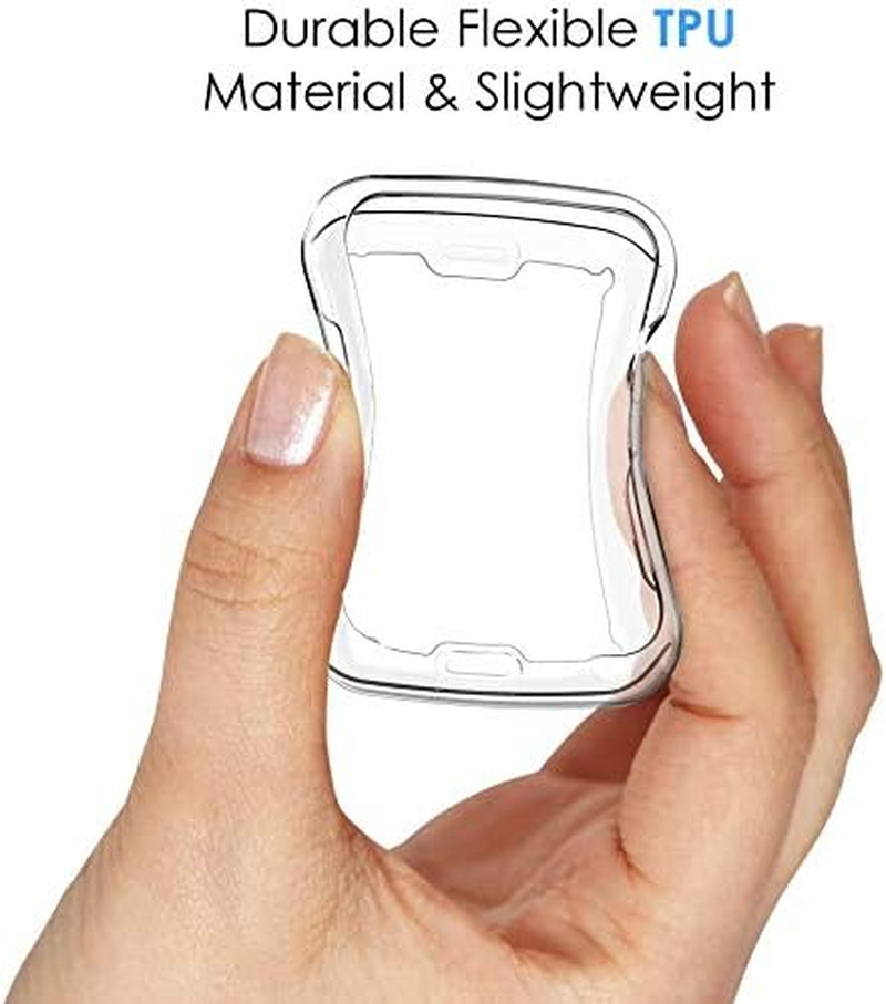 Simpeak 2PACK Soft Screen Protector Case Compatible with Apple Watch Series 10(42Mm 46Mm) Series 9 Ultra 8 7(41Mm 45Mm 49Mm) Series 6 SE 5 4(40Mm 44Mm) Series 3 2(38Mm 42Mm),Clear (40Mm) image number 2