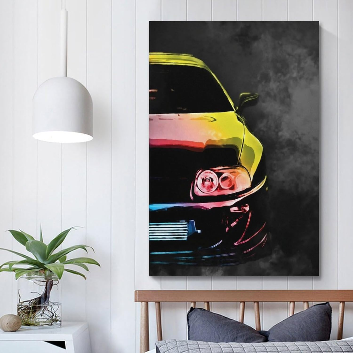 Car Poster Jdm Racing Car Poster Canvas Painting Wall Art Picture Home Decor Print for Bedroom Living Room Dorm Study Bar Office 12X18Inch(30X45Cm) image number 1