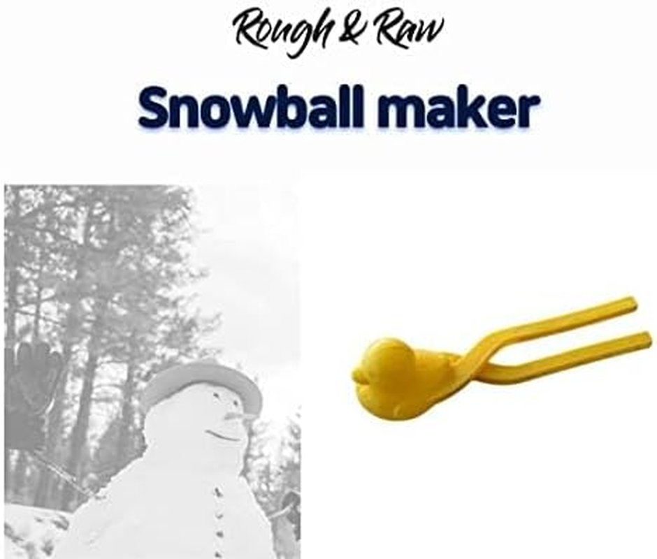 ROUGH & RAW, Snowball Maker Tool with Handle for Snow Ball Fights for Kids and Adults, Cartoon Duck Snowball Maker Kids Play in Winter Outdoor&hellip; image number 1