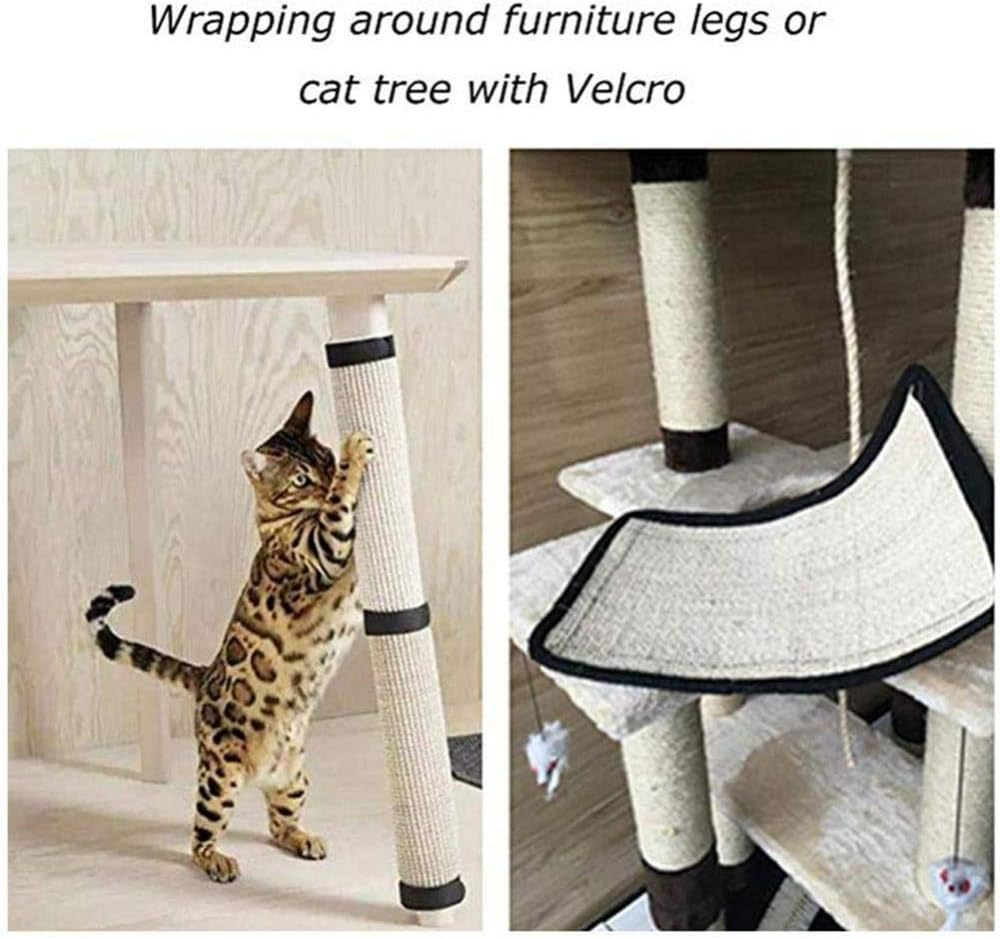 Cats Scratch Mat Scratch Protection Cat Scratching Board Corner Scratching Board Sofa Sisal Scratching Carpet 40 X 29 Cm for Cats - Couch Cat Scratching Mat for Room Corners Corner Protection image number 6