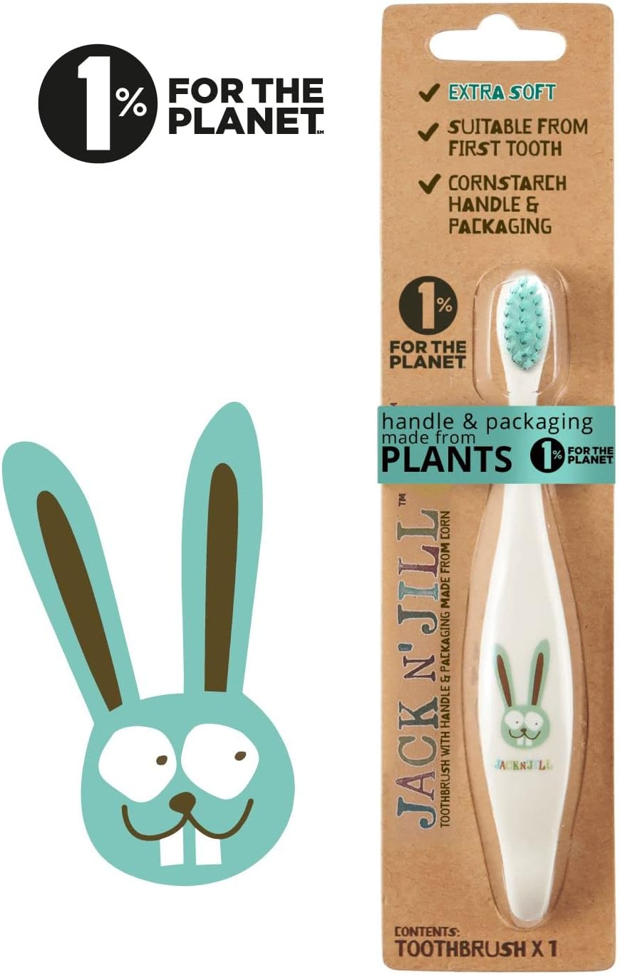 Jack N' Jill Bunny Biodegradable Children'S Toothbrush ,
