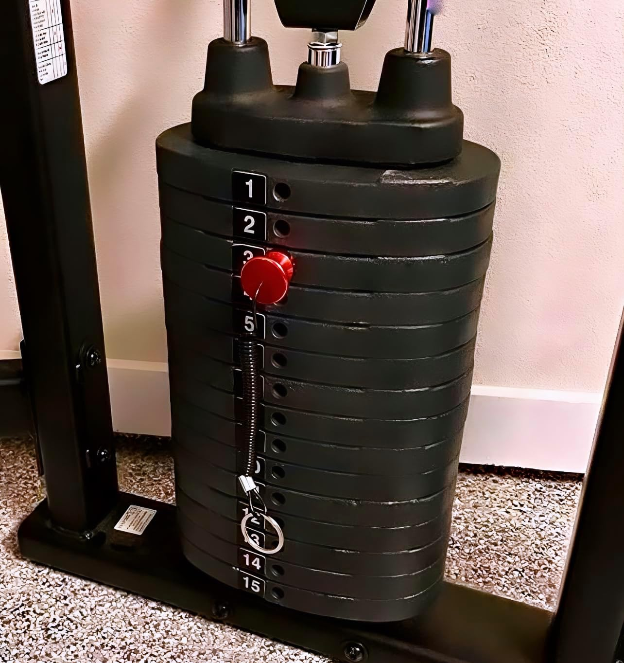 Treadlife Fitness Universal Weight Stack Pin for Commercial Gym or Home Gym | Pin Insert | Heavy Duty | Health Club Grade Steel Gym Accessories image number 5