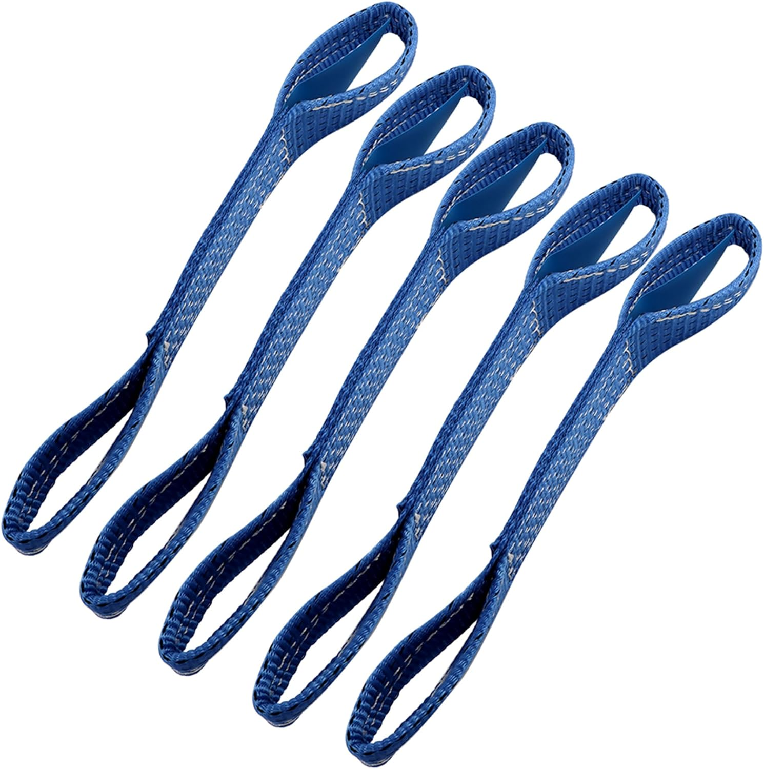 4 Pc Load Restraint Car Carrying Strap with Loops Wheel Tie down Towing Tie Down image number 3