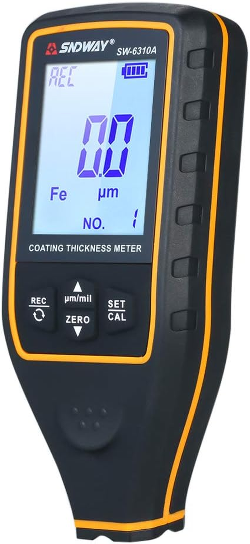 HIKOAN Digital Paint Coating Thickness Gauge Handheld Coatings Thickness Tester Coating Thickness Meter with Auto Function Fe/Nf Probe Car Detector Automotive Coating Refinishing Cars Paint Tester image number 4