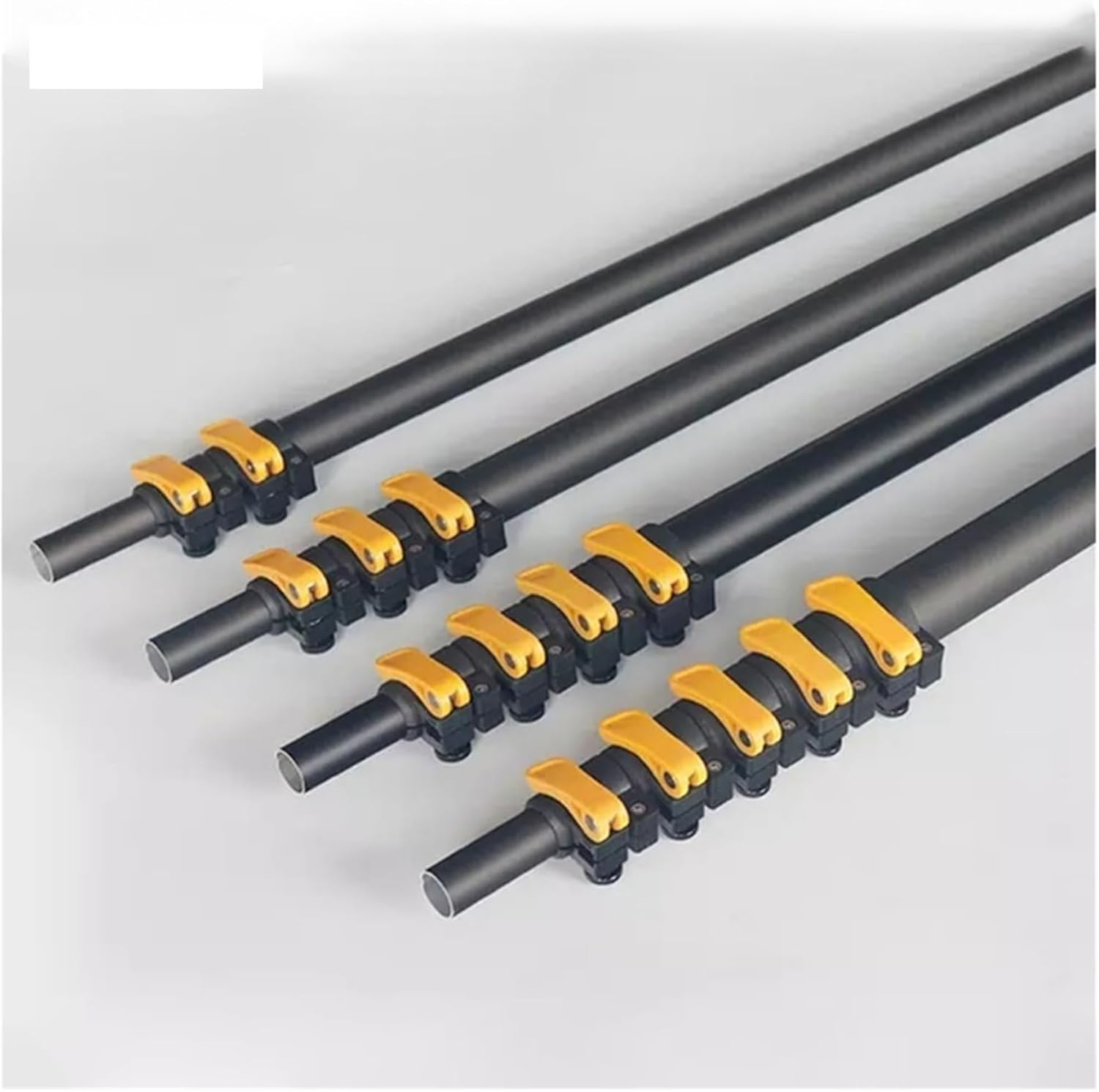 Telescopic Rod for Window Cleaning 10M 12M 15M Aluminum Extension Handle with Cleaning Brush,Extension Rod Spare Parts((7.5 Meters)) image number 2