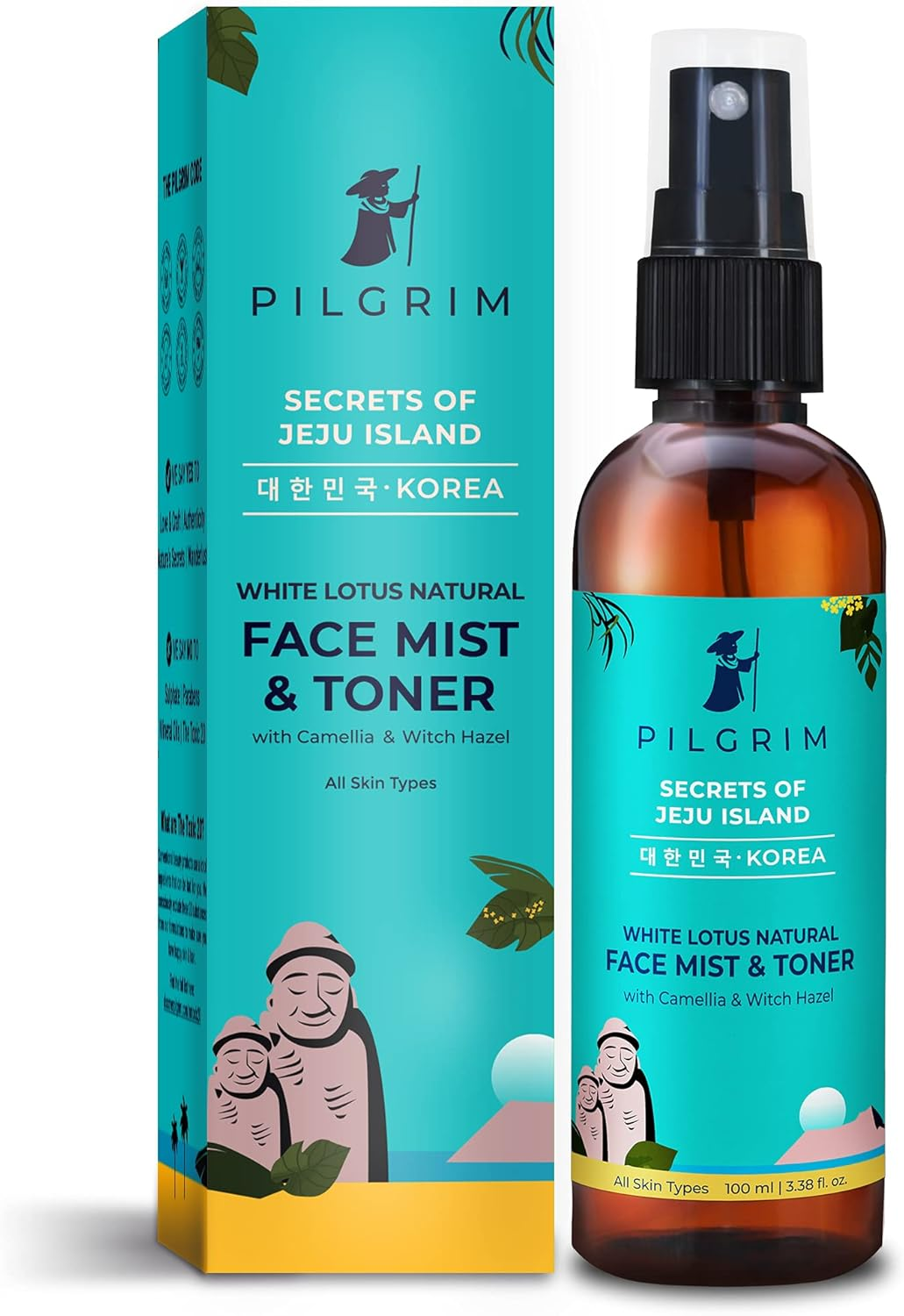 Pilgrim White Lotus Natural Face Mist & Toner 100 Ml image number 3