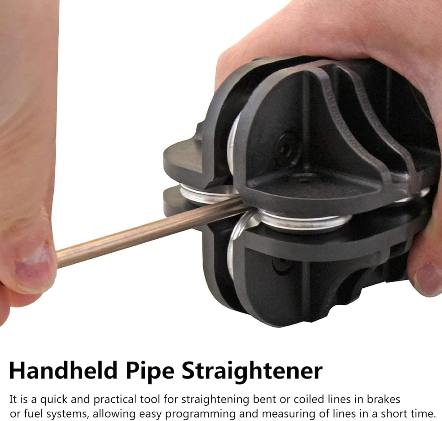 1/2 Inch Handheld Pipe Straightener with Excellent Grip, Improved Flow for Steel, Stainless Steel, Copper, Aluminum Tubes image number 4