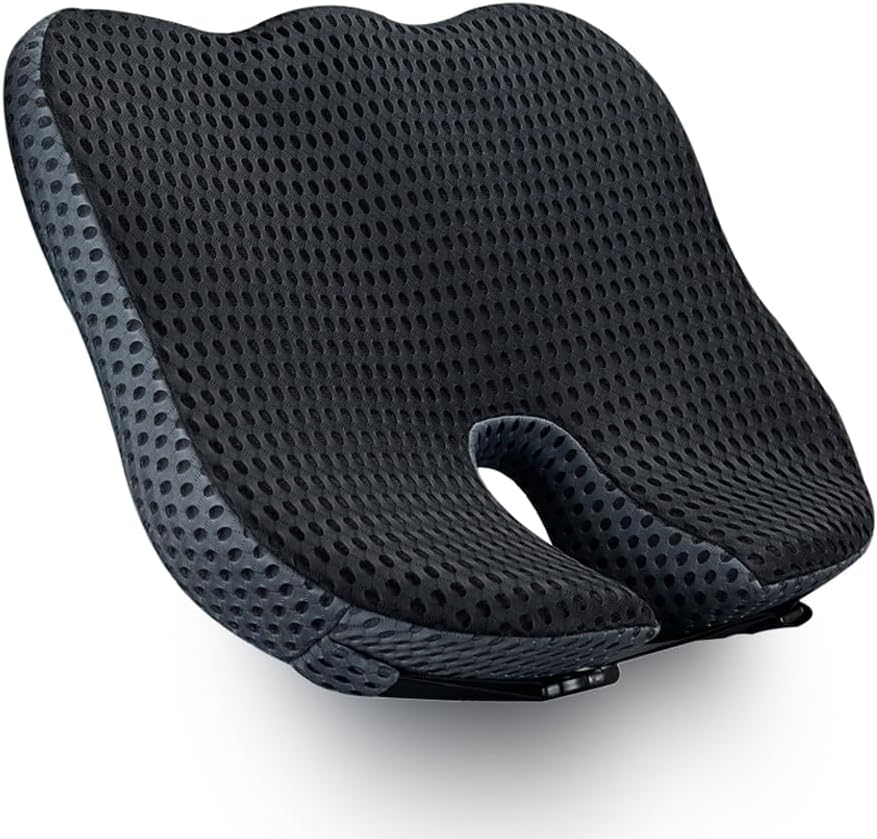 Memory Foam Car Cushion for Driving Seat, Wedge Adult Booster Car Seat Cushion for Driver, Coccyx Pain Tailbone Pressure Relief Office Chair Wheelchair Breathable Support Pad image number 3