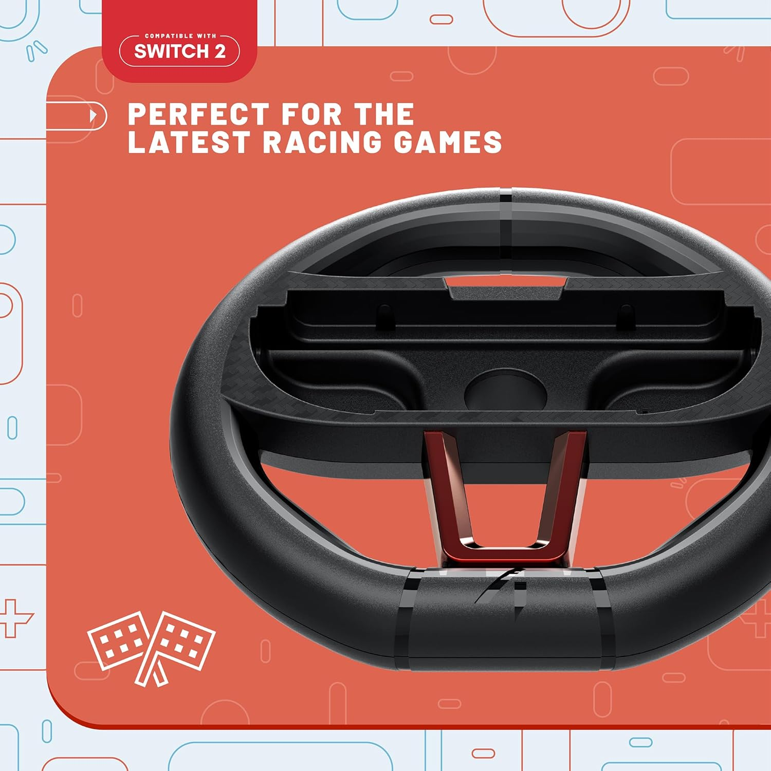4Gamers Twin Racing Wheels for Switch 2 image number 3