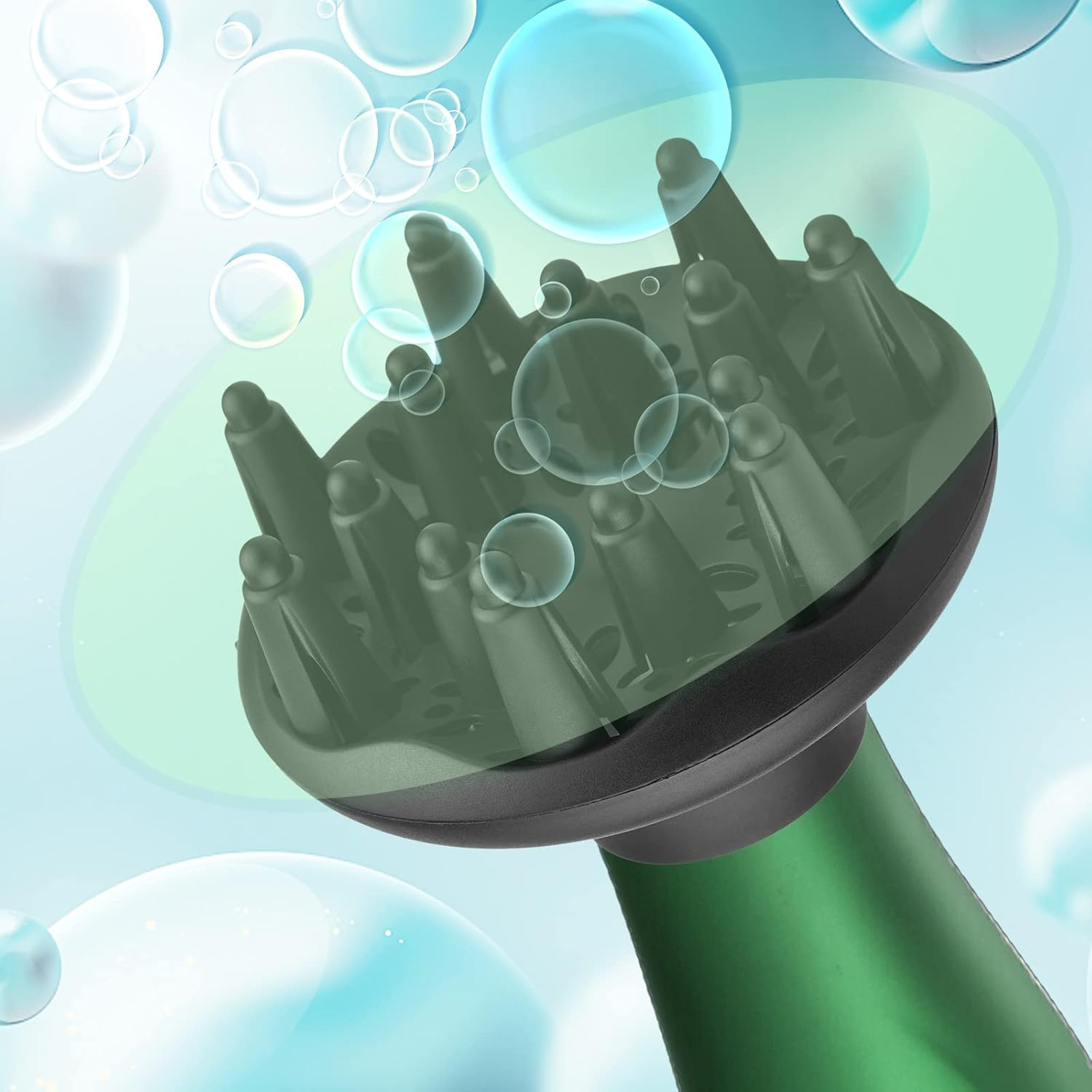 Universal Hair Dryer Diffuser for Curly Wavy Hair Blow Dryer Attachment for 1.77In Dryer Nozzle Dry Hair Much Evenly, Black QIUNI image number 4