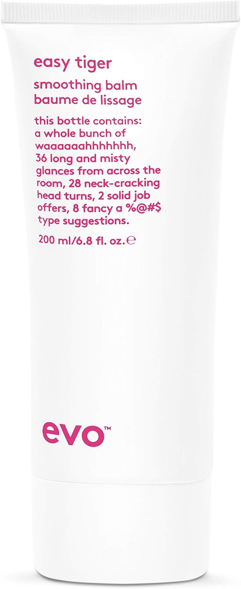 Evo Easy Tiger Smoothing Balm - Hold Styling Balm for All Hair Types - Provides Hair Smoothing & Reduces Frizz - 200Ml / 6.8Fl.Oz image number 2