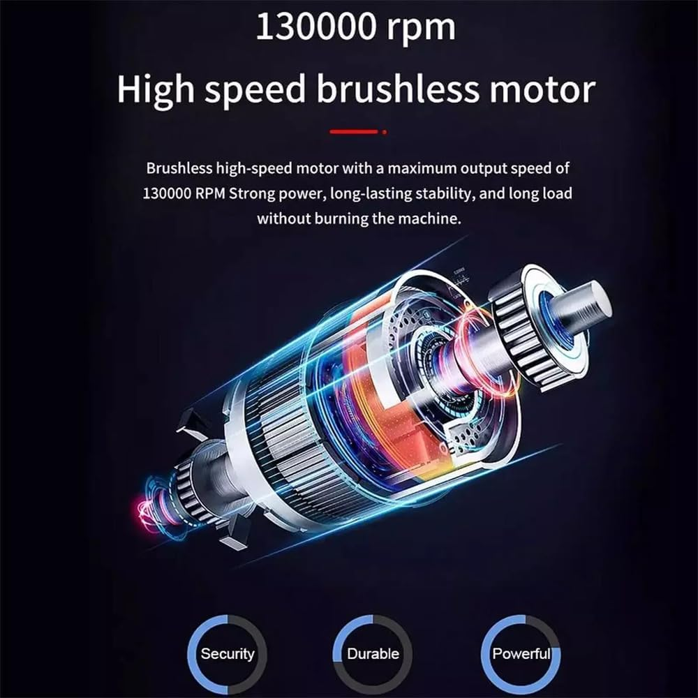 Hydrayne Air Blaster 2.0 Jet Dry Mini Blower 130,000 RPM Super Fan Turbo Powered image number 2