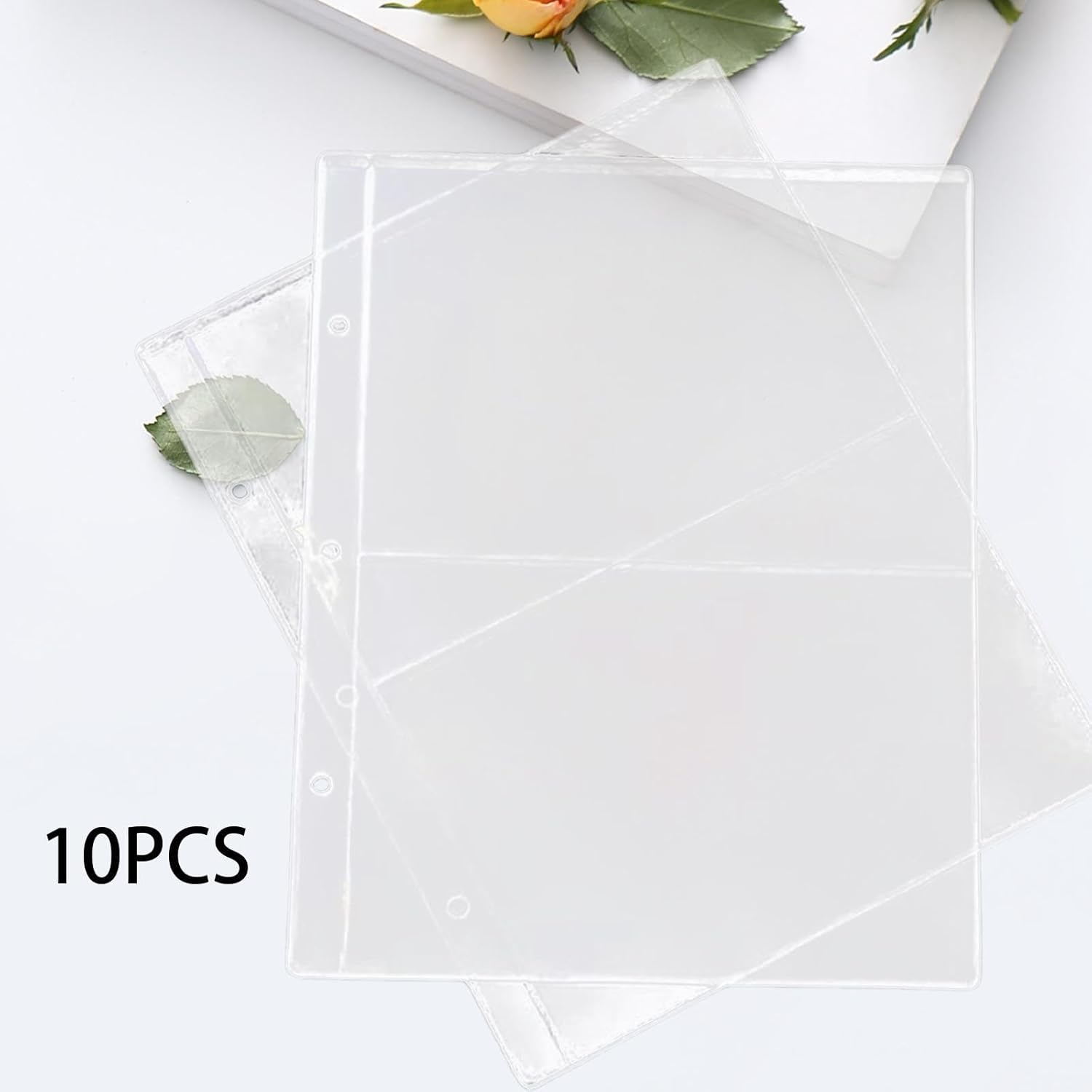 10 Pieces Banknote Collection Folders, Cards, Holders, 3-Hole Loose-Leaf image number 6