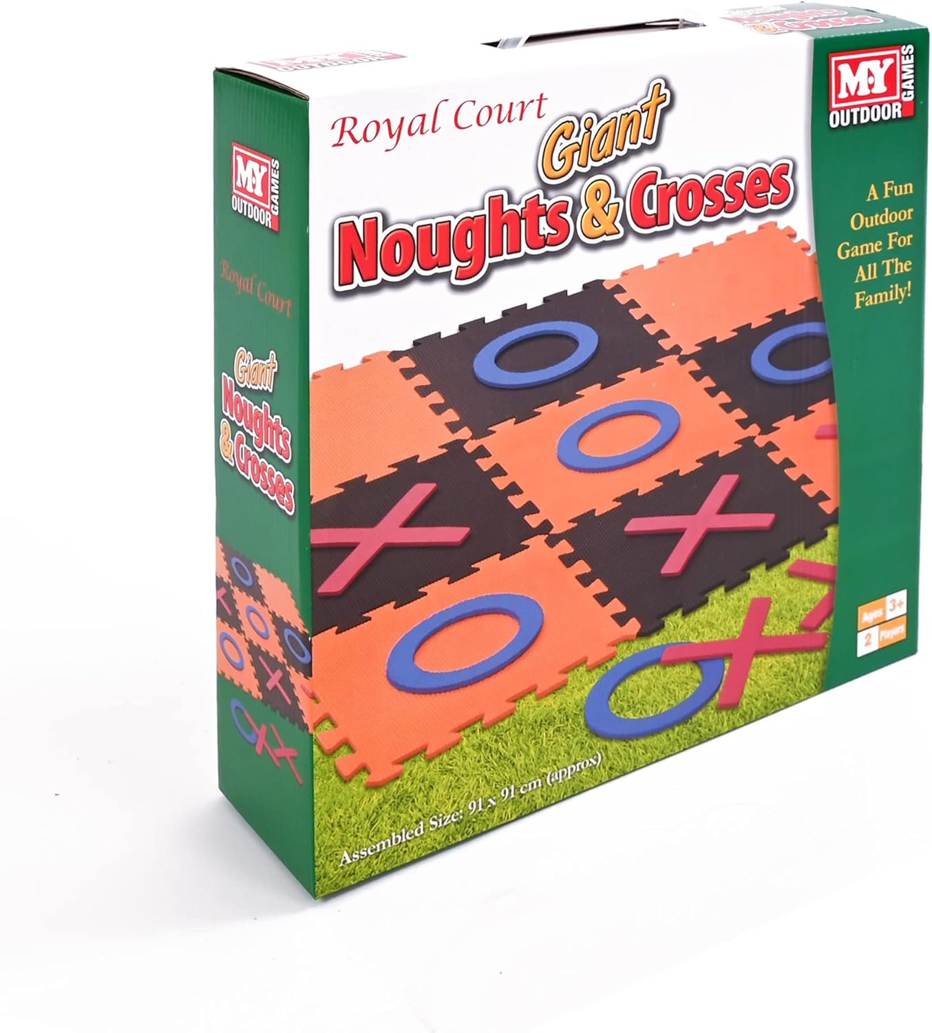 Royal Court Giant Eva Noughts & Crosses Game in Colour Box M.Y image number 1