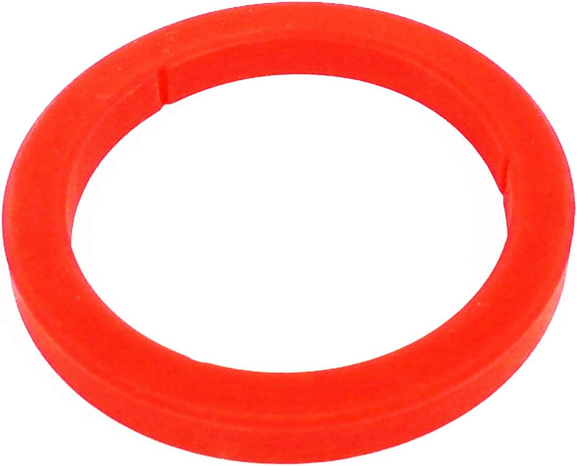 2X Silicone Brew Group Gasket - E61- Coffee Machine Brewing Group Head Seal for Gaggia Espresso and Most Espresso Machines (8MM, Red) image number 2