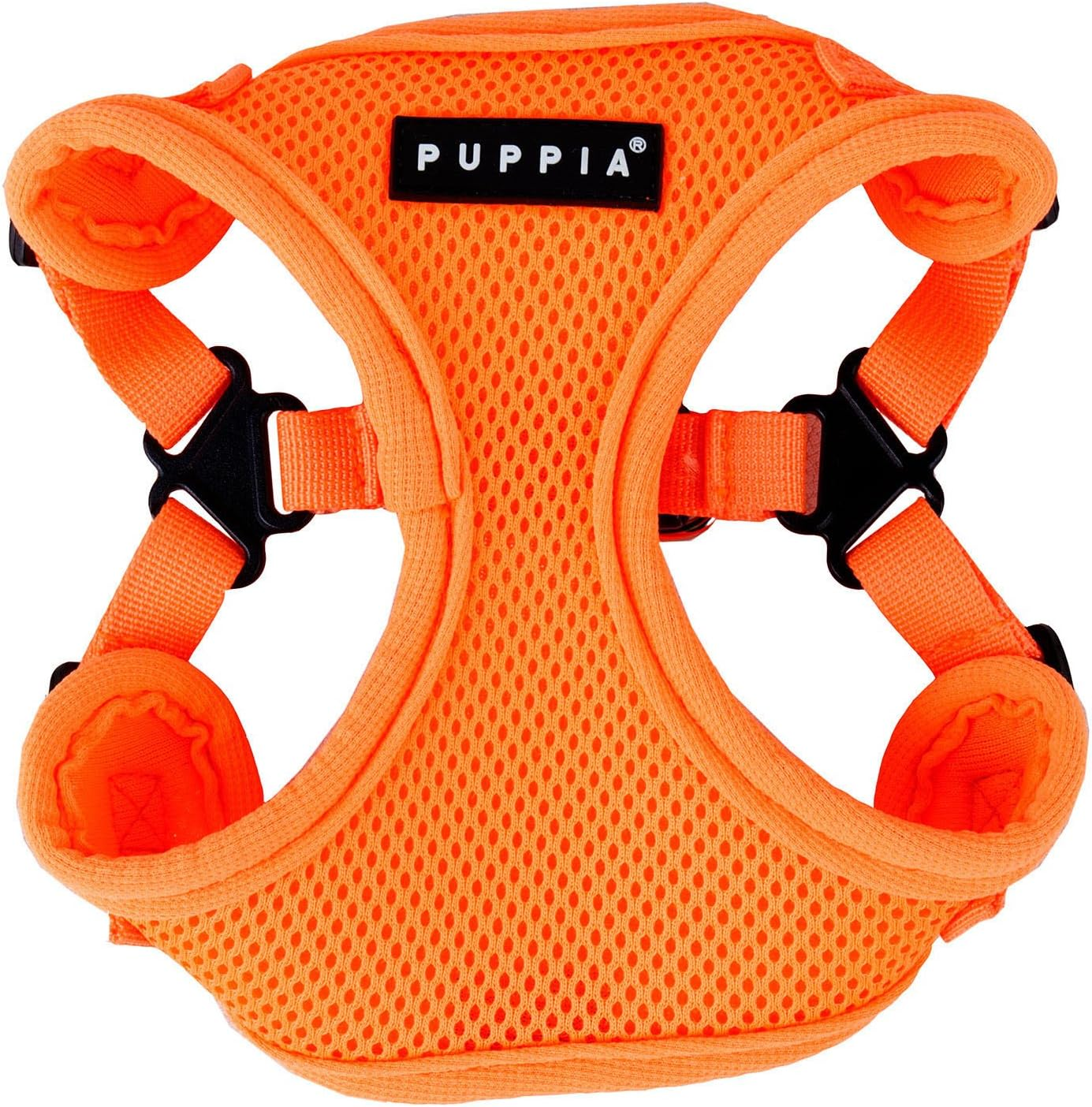 Puppia Authentic Neon Soft Harness C, Large, Orange