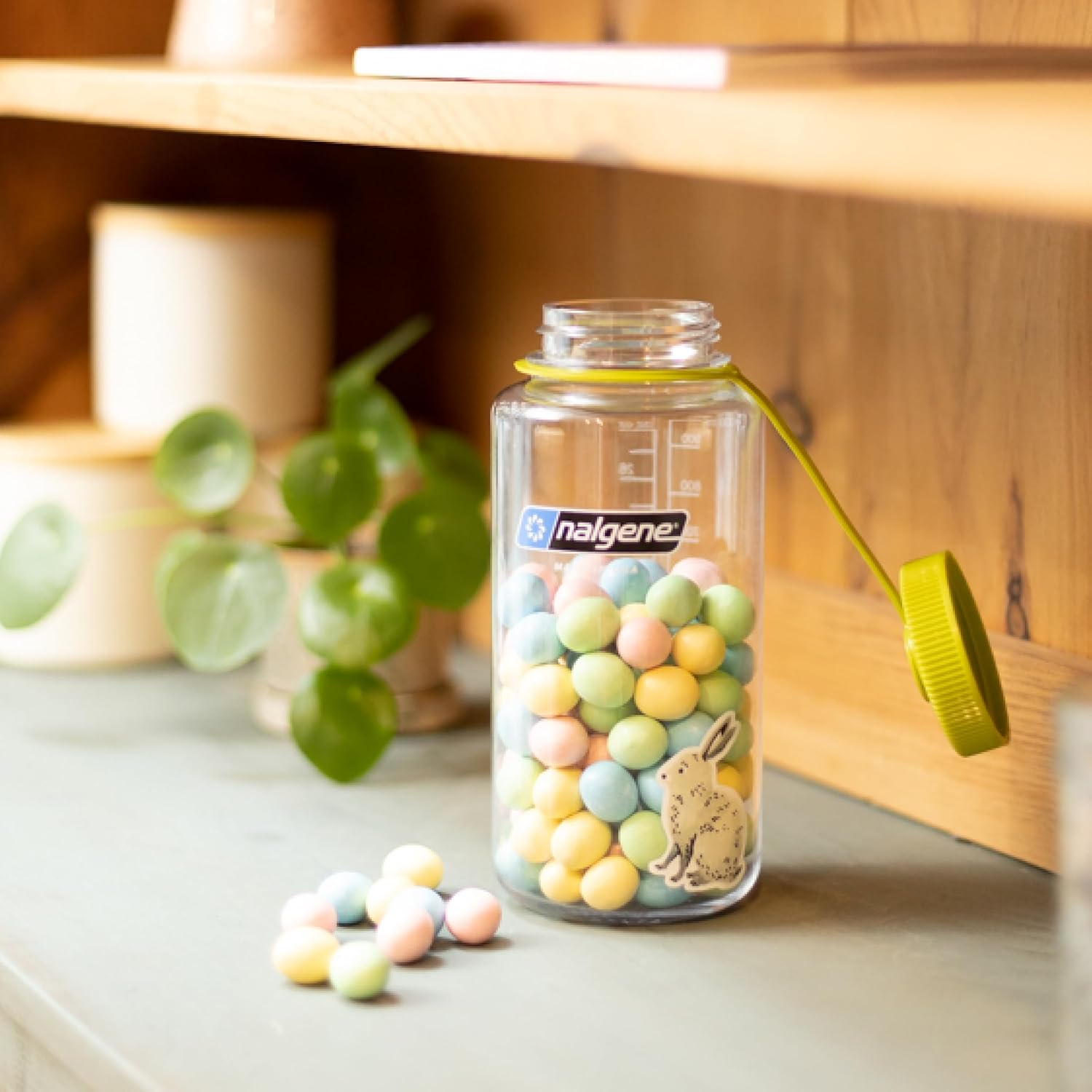 Nalgene Sustain 32 Oz. Wide Mouth Water Bottle - Clear image number 2