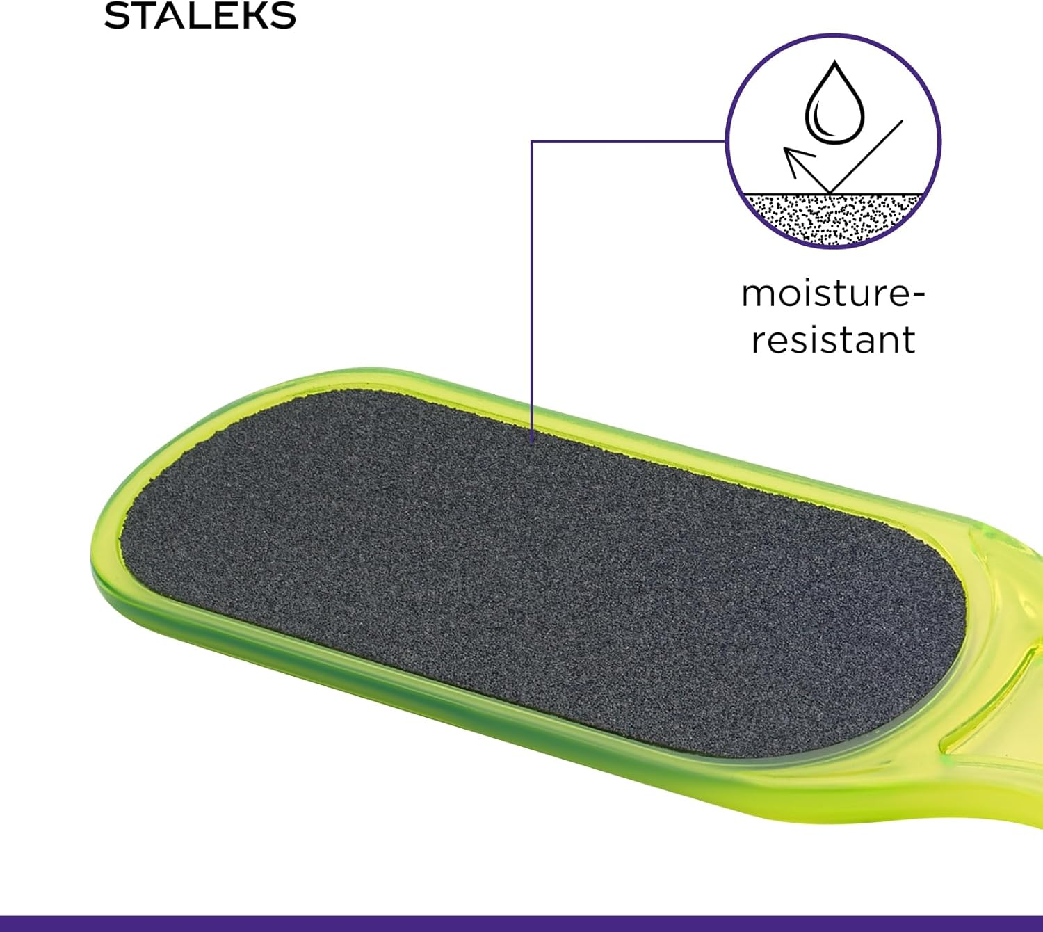 STALEKS CLASSIC 10 PLASTIC PEDICURE FOOT FILE (Grit 100/180 Green) image number 5