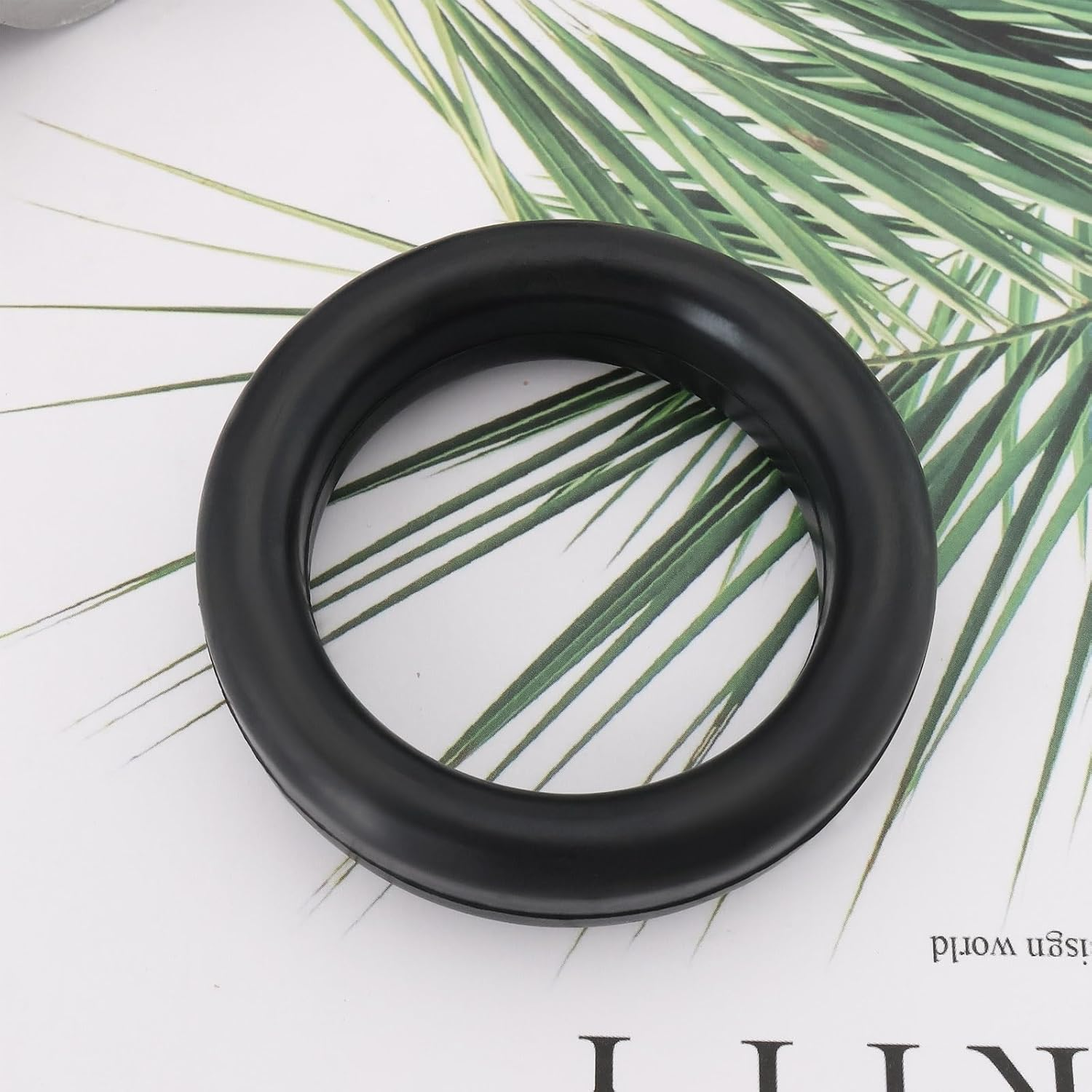 VGOL 4Pcs Car Muffler Exhaust Hanger Liner Exhaust Hanger EPDM Rubber 70Mm Outer Diameter 50Mm Inner Diameter for Hanging Exhaust Back Box image number 1