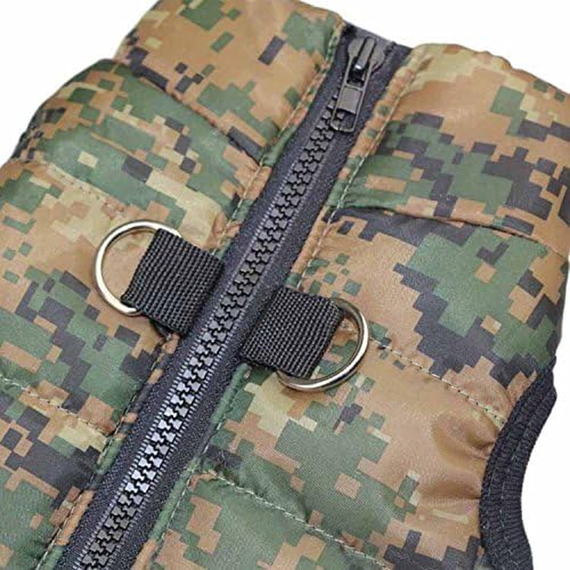 BT Bear&reg; Puppy Coat,Small Dog Winter Coat Vest Puppy Soft Warm Coat Jacket Clothing Costume for Cats Puppy Small Dogs (X-Large-Back Length 39Cm, Camouflage) image number 5