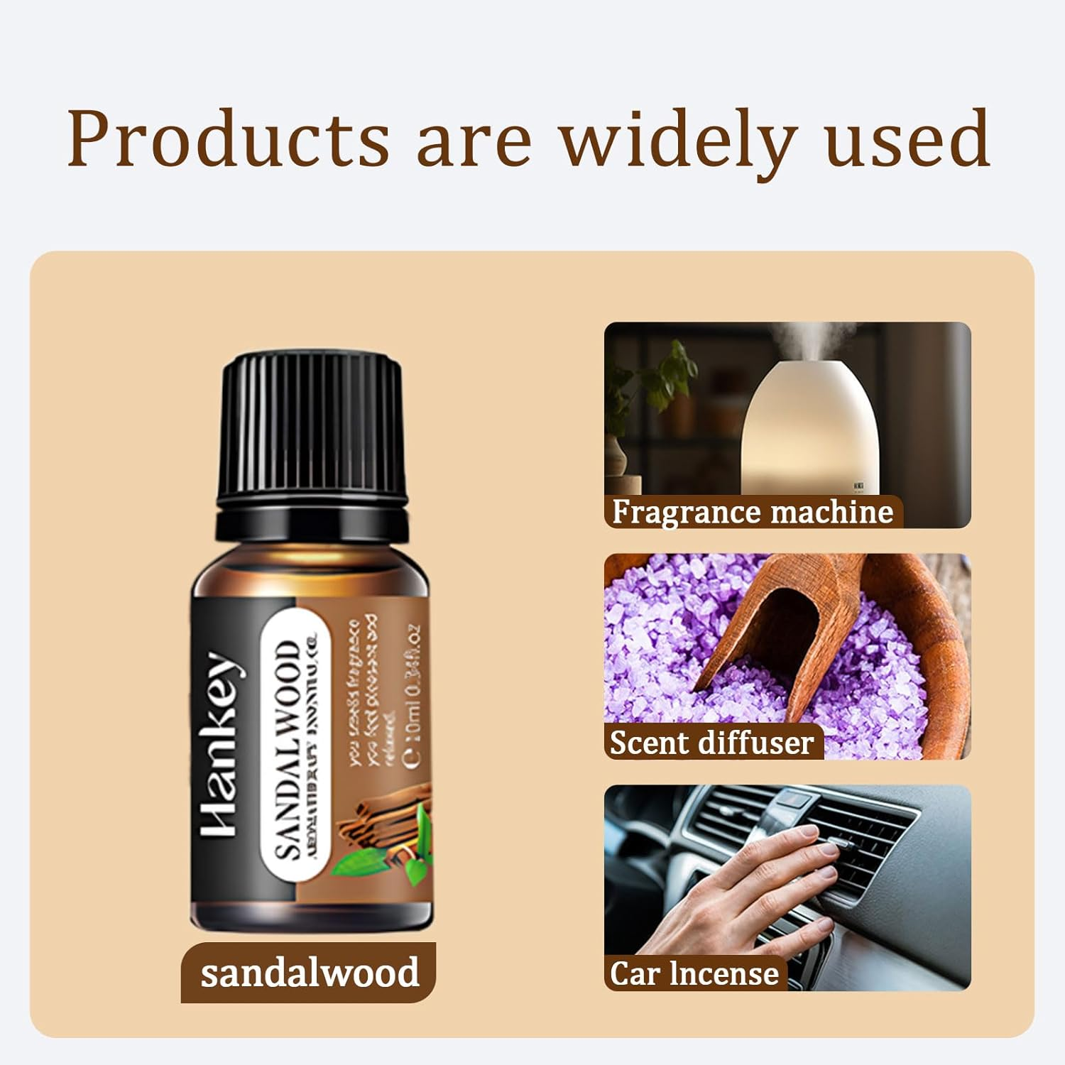 6 Pcs Essential Oils, Aromatherapy Essential Oils Set, for Any Occasion, Diffuser, Relaxation, Calming, Dreaming, Breathing, Aromatherapy Fresh Air image number 2