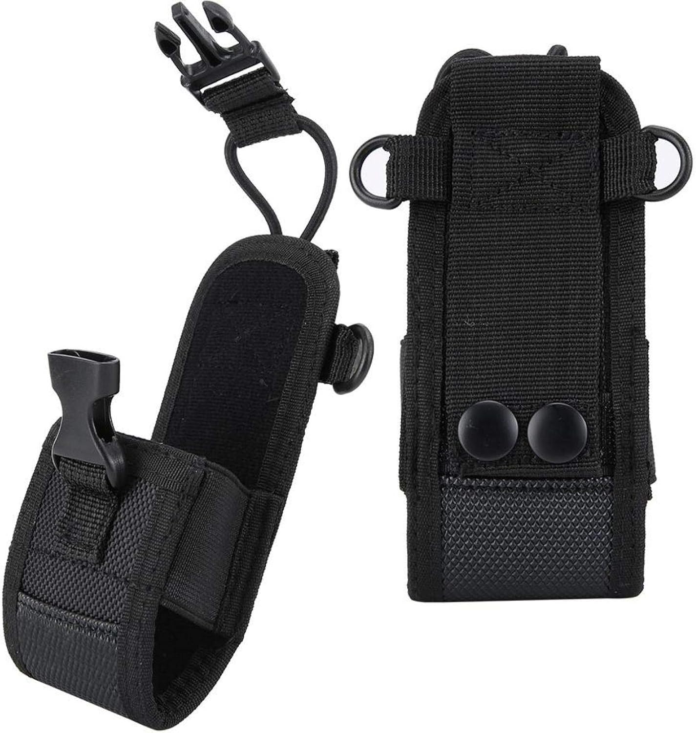 Folany Walkie Talkie Holder, Universal Pouch Case for Two Way Radio, Adjustable Shoulder Strap, Multi-Function Pouch for Police, Fire, Rescue Personnel image number 5