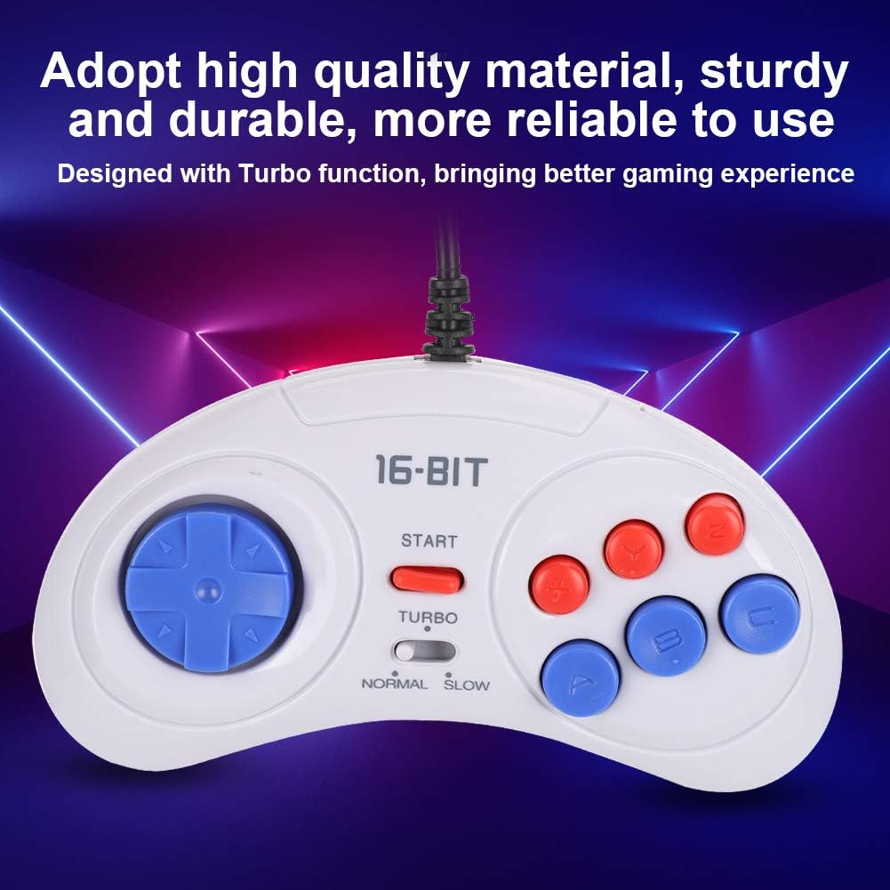 OEBUAFI Mini Handheld Game Console Ergonomic White Gaming Controller with Function For, Portable Entertainment for Gamers Everywhere image number 5