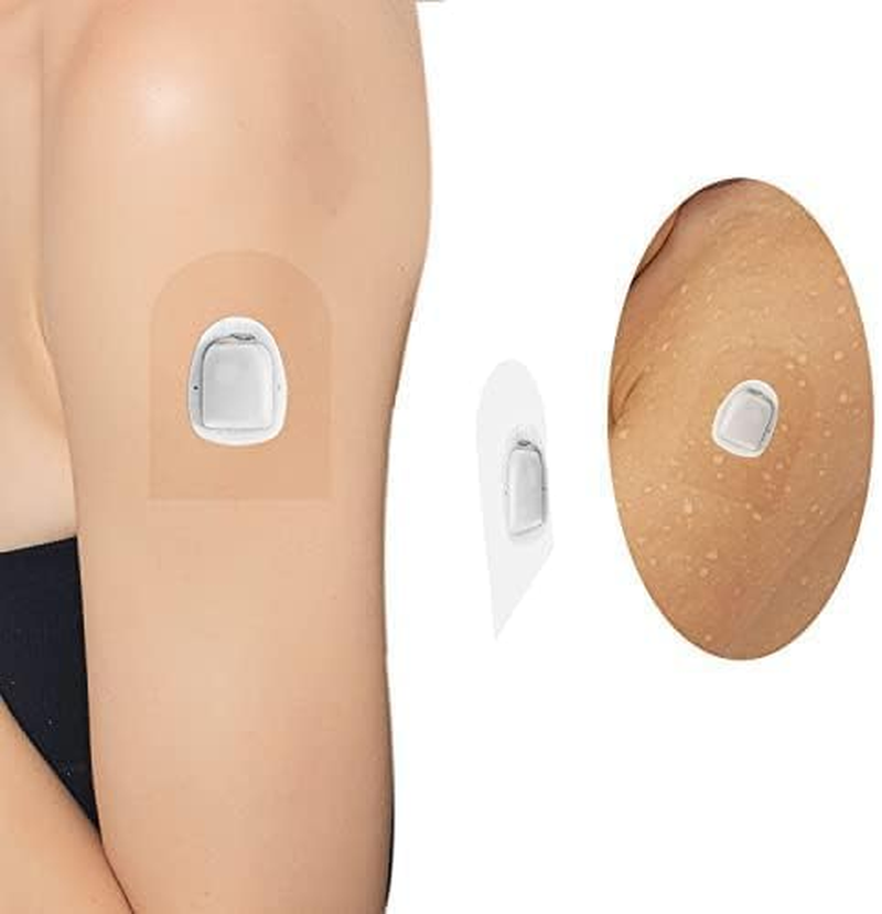 Omnipod Adhesive Patches, 40 Pack Waterproof & Breathable Patches for Omnipod 5 and Dash, Premium Transparent Overpatch for Omnipod Sensor, Hypoallergenic CGM Tape, Pre-Cut Adhesive Patch - GTAGKOMMEN image number 6
