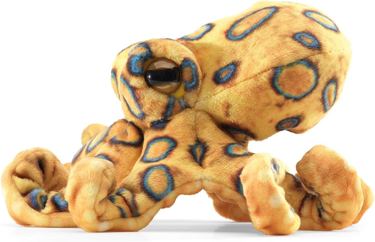 Folkmanis Mini Blue Ringed Octopus Finger Puppet