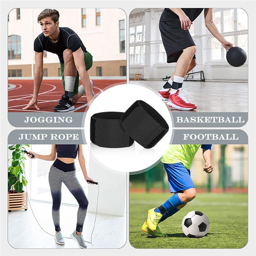 Sxutop Pack of 6 Non-Slip Shin Pads Holder Football Shin Guard Strap Football Sock Holder with Velcro Fastening Straps for Breathable and Ankle Protectors Men Women and Children image number 6