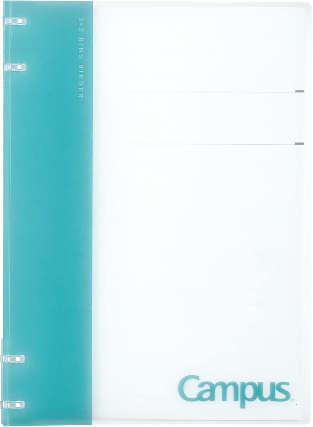Kokuyo Campus 2X2 Ring Binder, up to 40 Sheets, A4, for 30 Holes Loose Leaf Paper, Light Blue, Japan Import (RU-NP174LB)