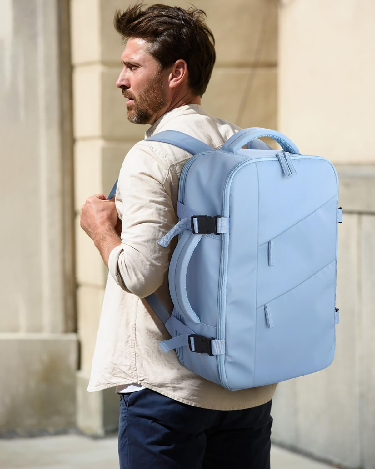 Capolo Travel Backpack for Women Men Waterproof Laptop Backpack Flight Approved Carry on Backpack Overnight Weekender Bag image number 2