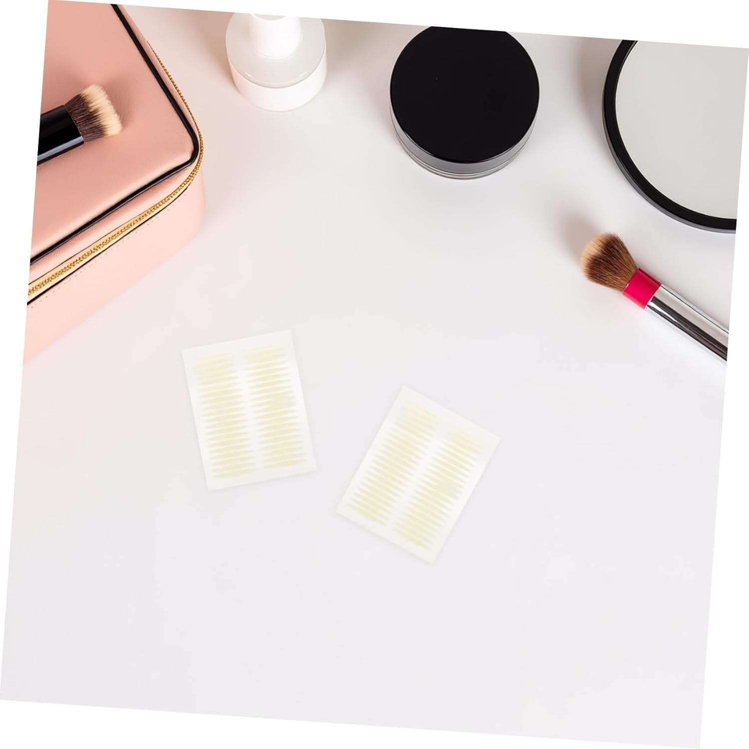 FOYTOKI 50 Sheet Double Eyelid Tape with Matte Finish Stickers for Hooded Eyes Asian Monolids Featherlight Comfort Seamless Makeup Compatibility Extra Strong Adhesion image number 5