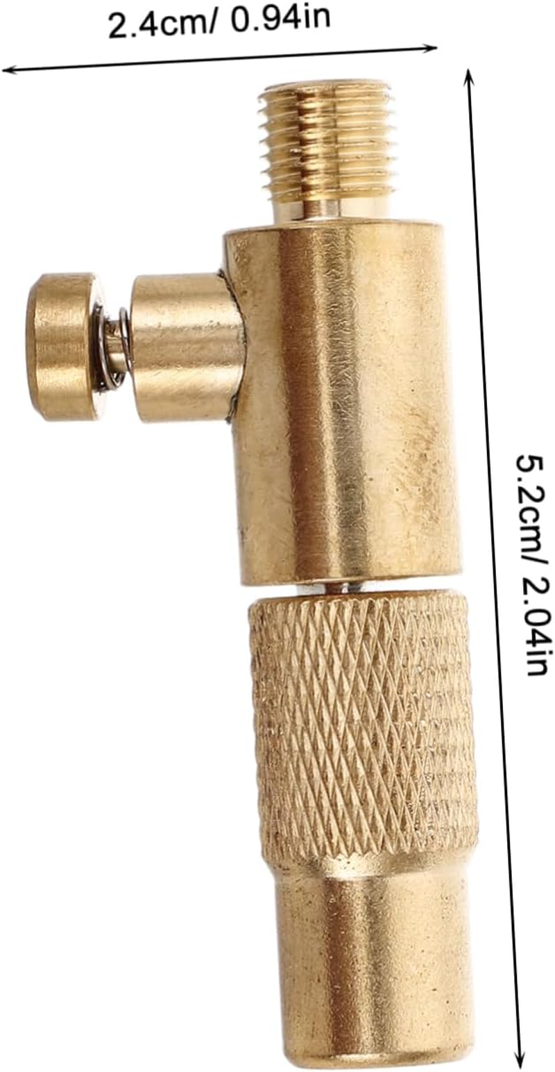 Cabilock Car Inflatable Pump Connector for Vehicle Tires Threaded Quick Connect Fittings Compatible Bike Tire Valve Adapter Automotive Replacement Parts image number 5