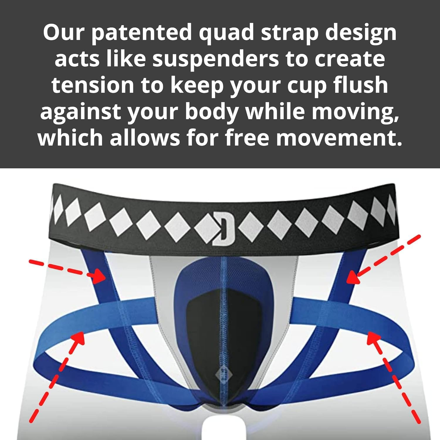 Diamond MMA Compression Shorts with Built-In Jock Strap Supporter with Athletic Cup Pocket for Sports